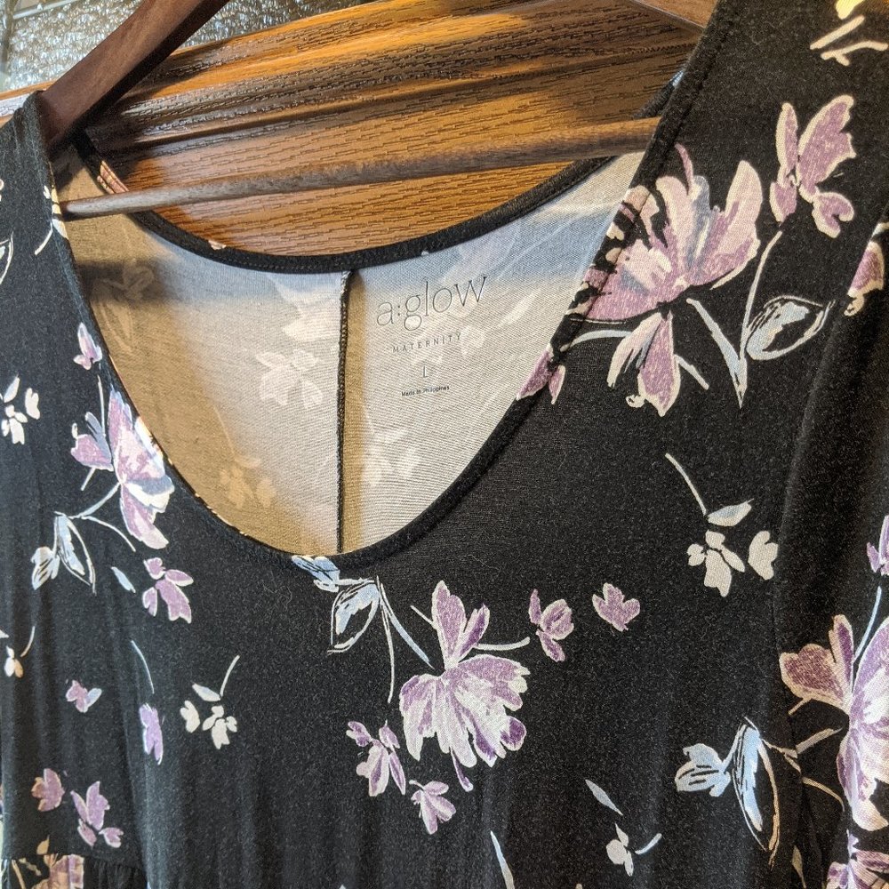 Maternity maxi dress - Floral